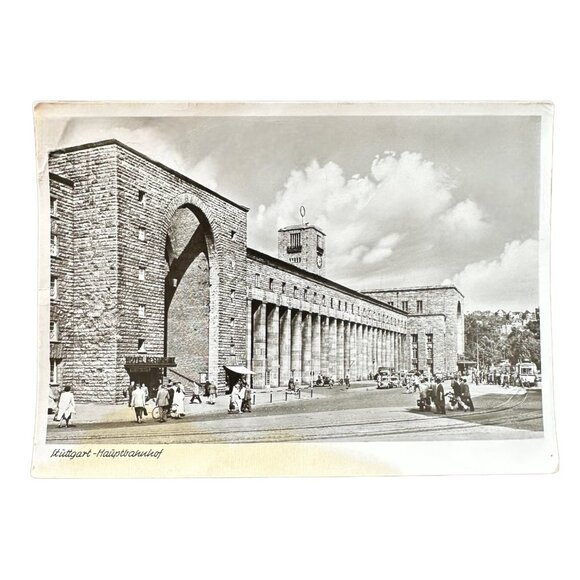 Stuttgart Hauptbahnhof Train Station in Germany Postcard - Picture 5 of 9